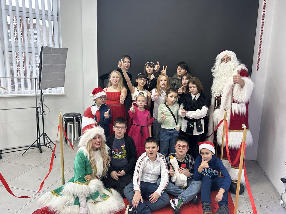 Експрес новорічне привітання Санта Клаус Ельф Дід Мороз та Снігуронька