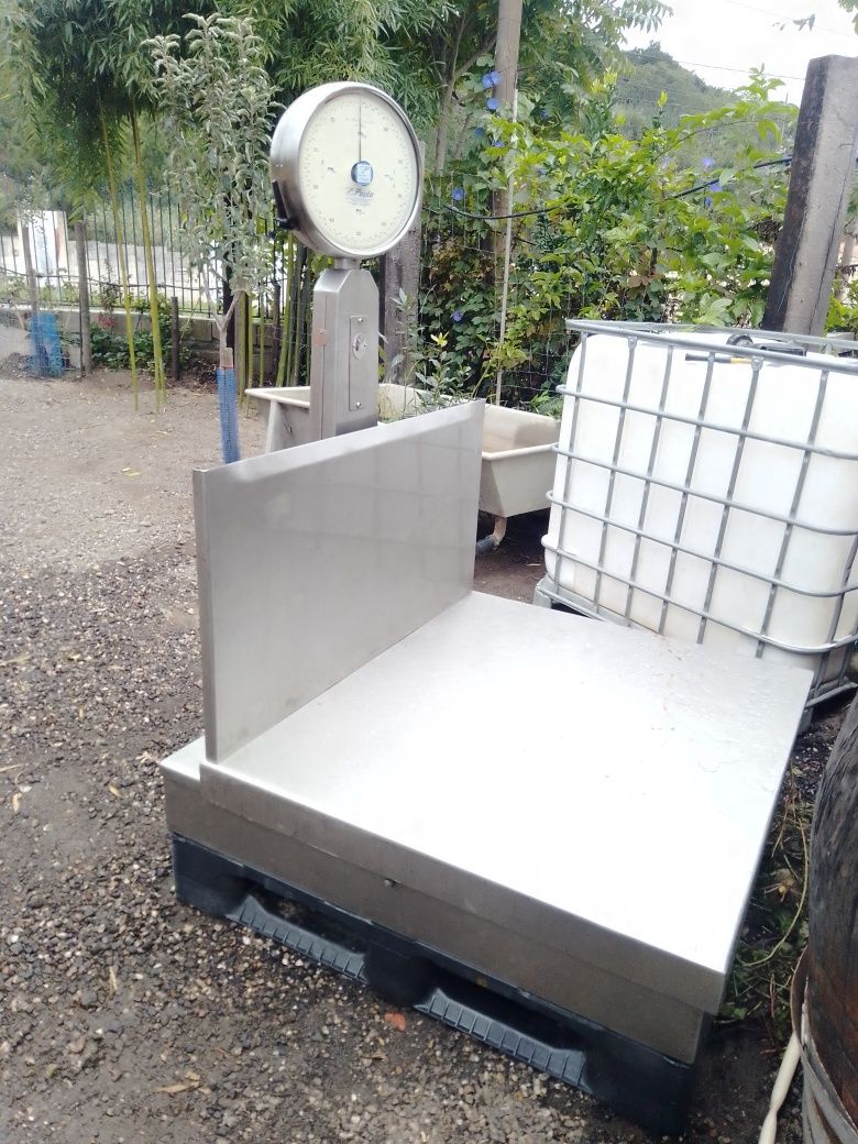 Vendo balança inox pesa até 600kg