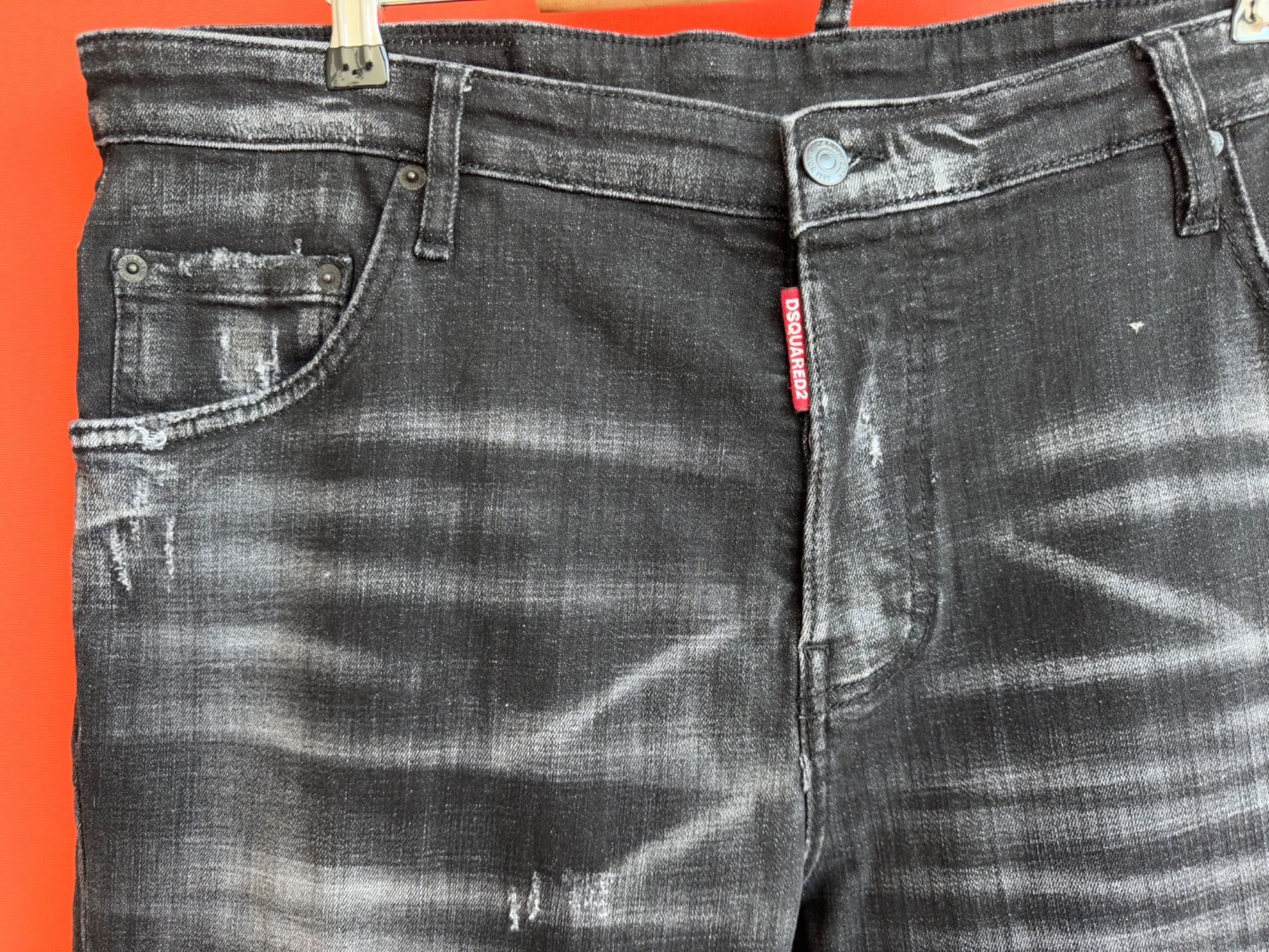??? Dsquared2 Оригінал чоловічі джинси штани розмір 54 w38