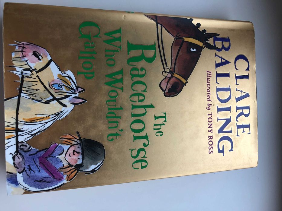 Livro em Inglês "The race horse who wouldn't gallop" de Clare Balding