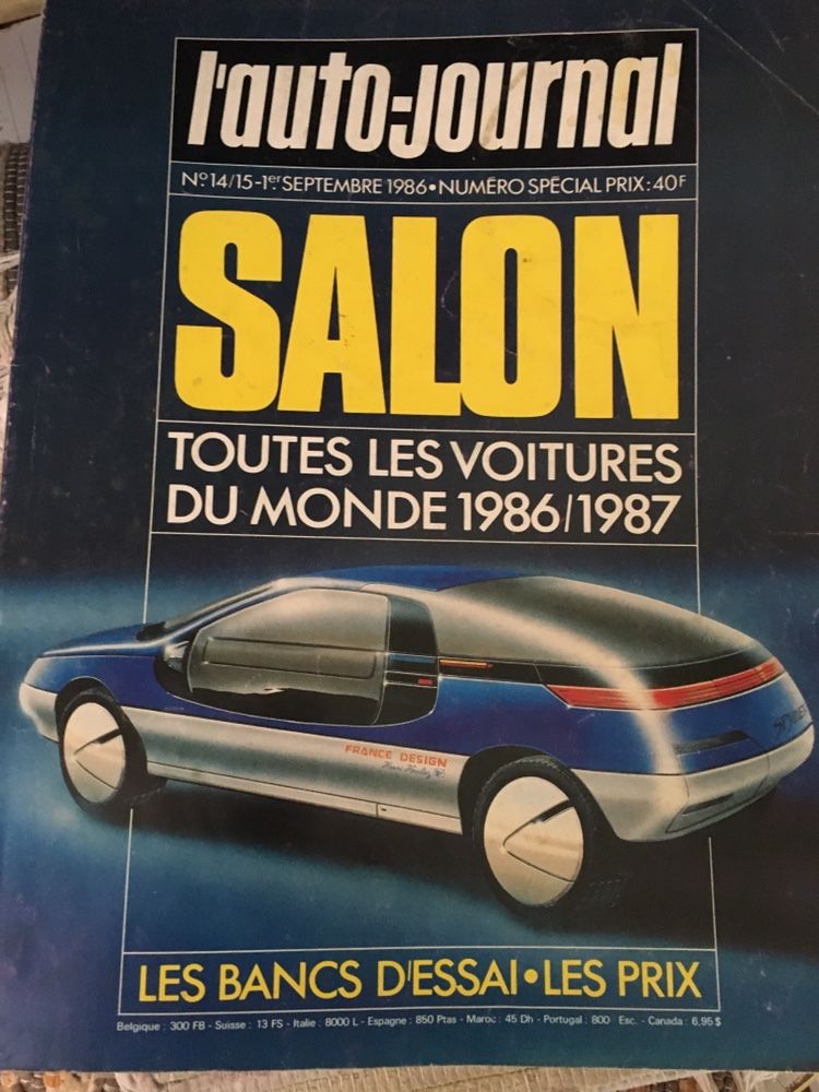 Revista-Lautomobile-Toutes Les Voitures Du Monde 86/87