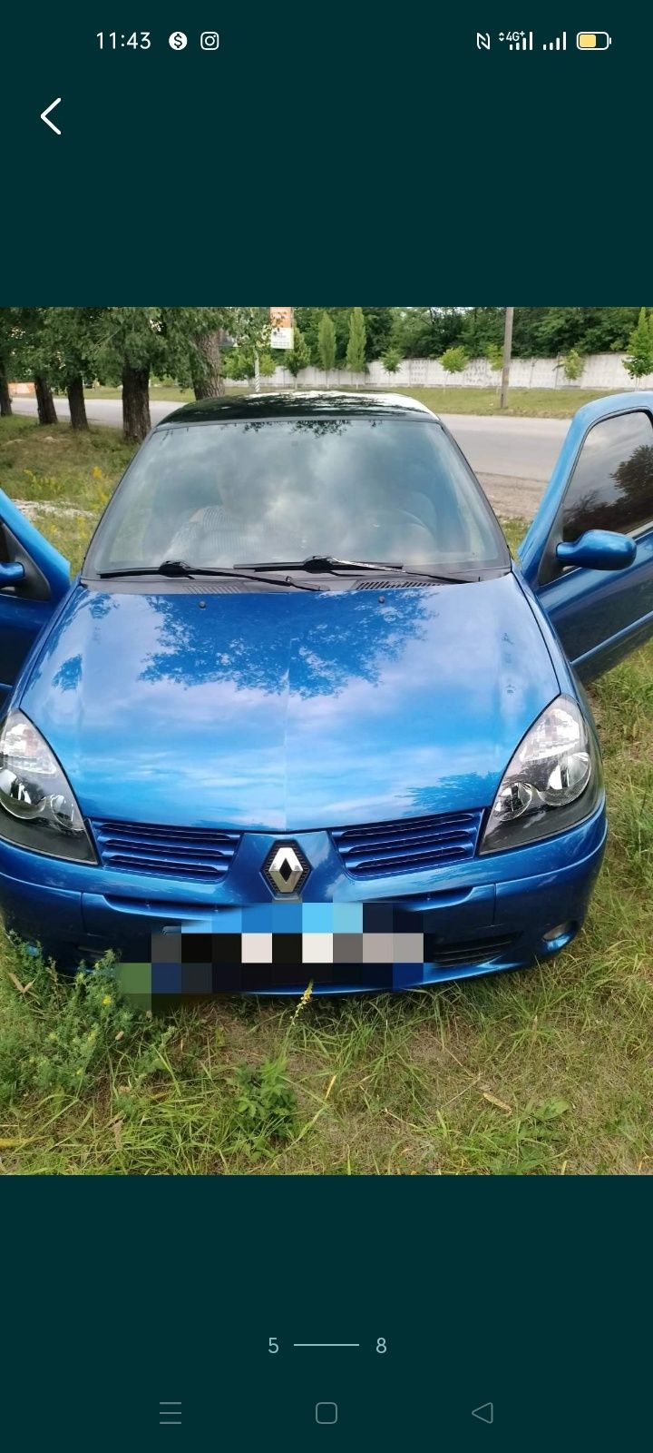 Продам машину Renault clio