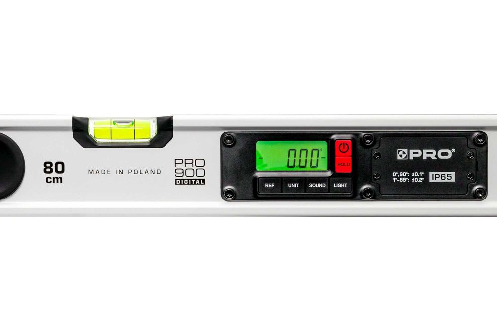 Poziomnica elektroniczna PRO900 DIGITAL 120cm  Z MAGNESAMI Z POKROWCEM