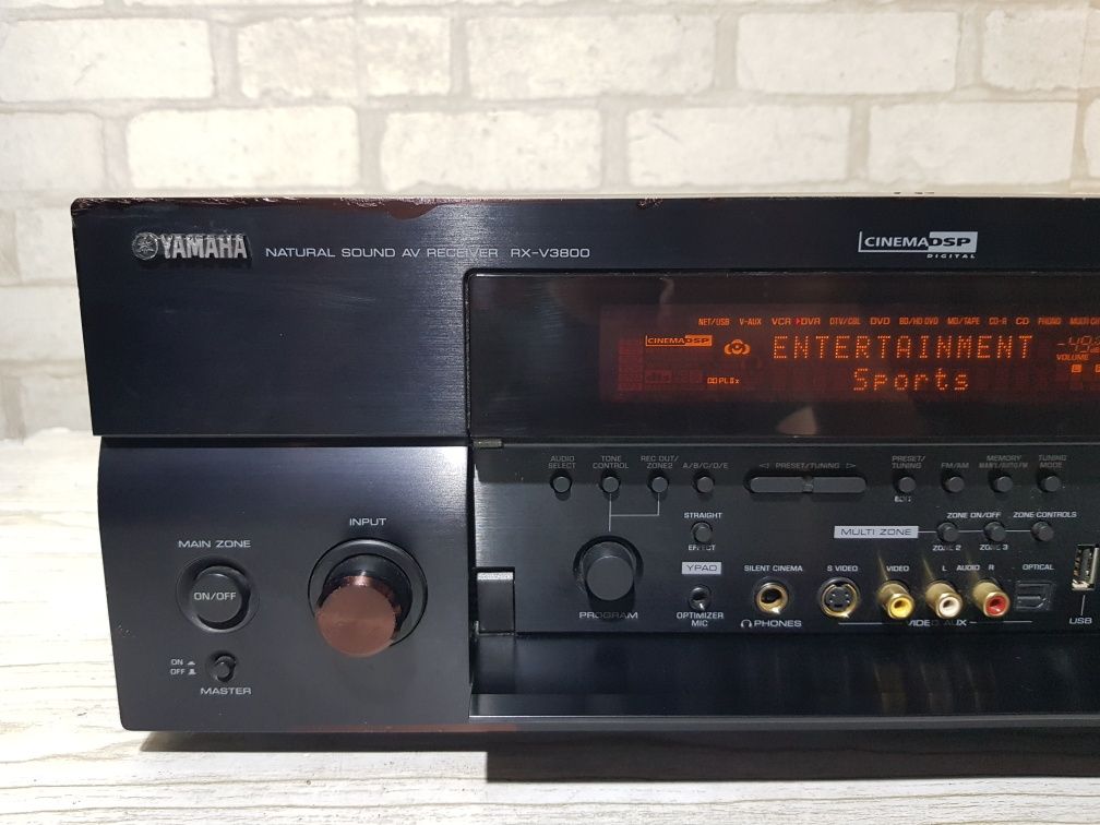 Пульт!7.1 AV ресивер Yamaha RX-V3800 7х140Вт б/у з Німеччини