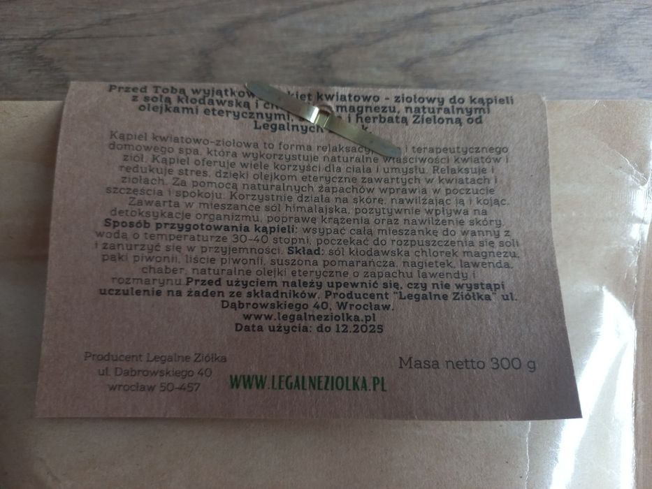 Bukiet - Kwiatowy do kąpieli  - LEGALNE ZIÓŁKA