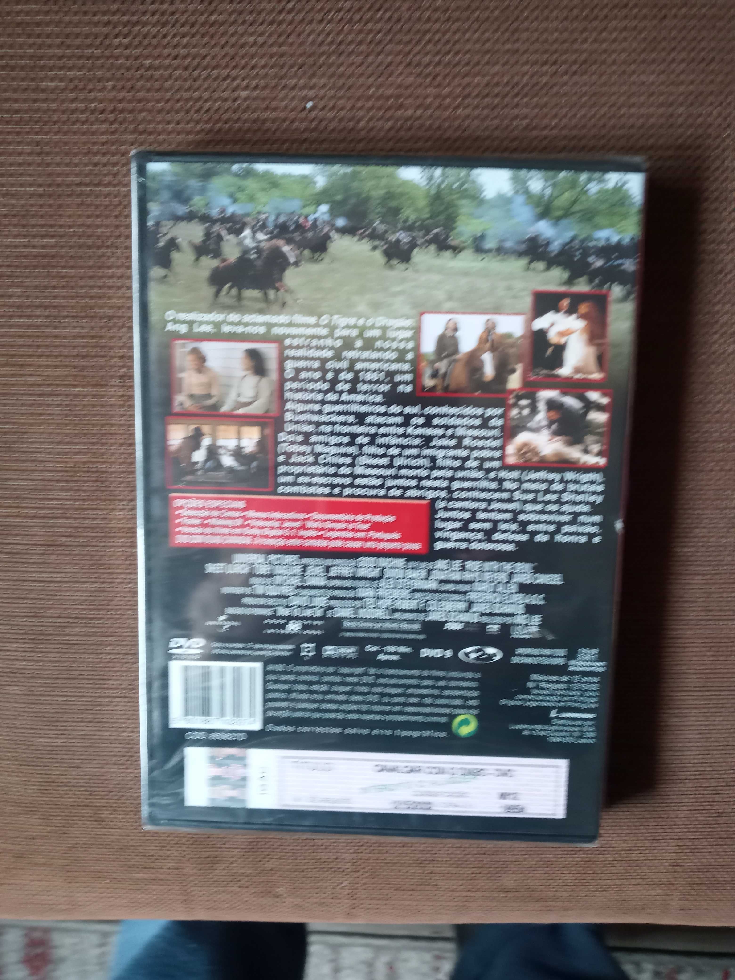 filme dvd original - cavalgar com o diabo - novo