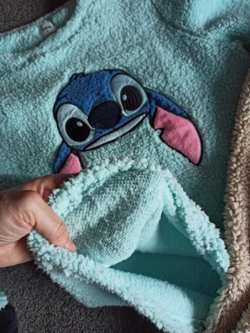 Piżama ciepła baranek, Lilo i Stitch, rozmiar M (38-40)