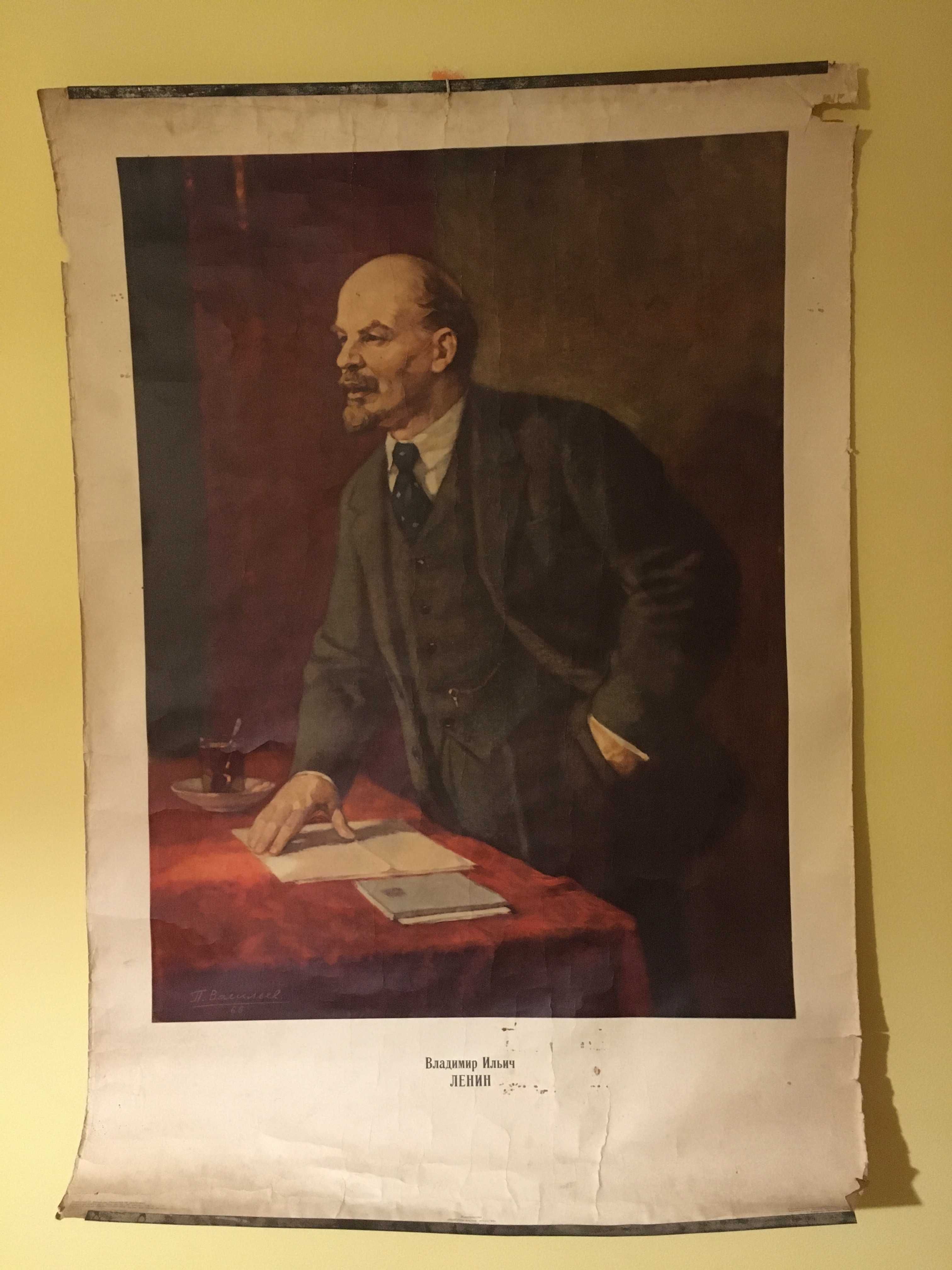 Plakat z Leninem