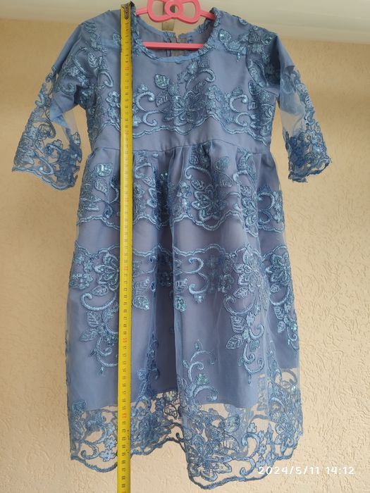 Стильне оригінальне плаття,сукня на свято,випускний,в церкву 116-122 р