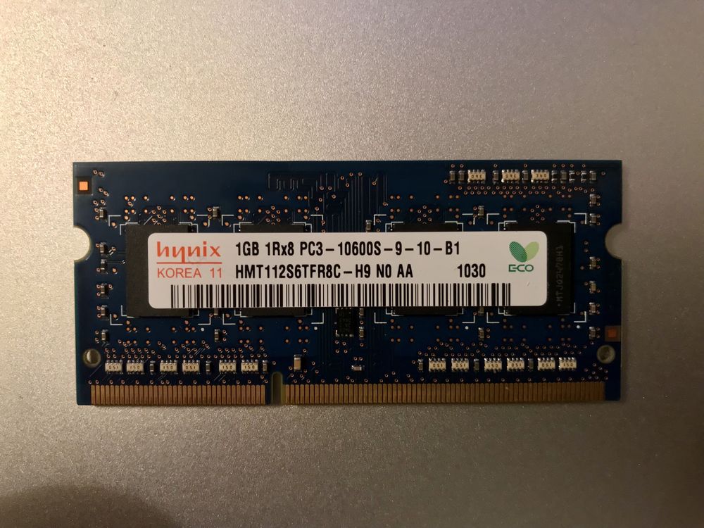 Оперативна пам'ять для ноутбука SODIMM Hynix DDR3 1Gb