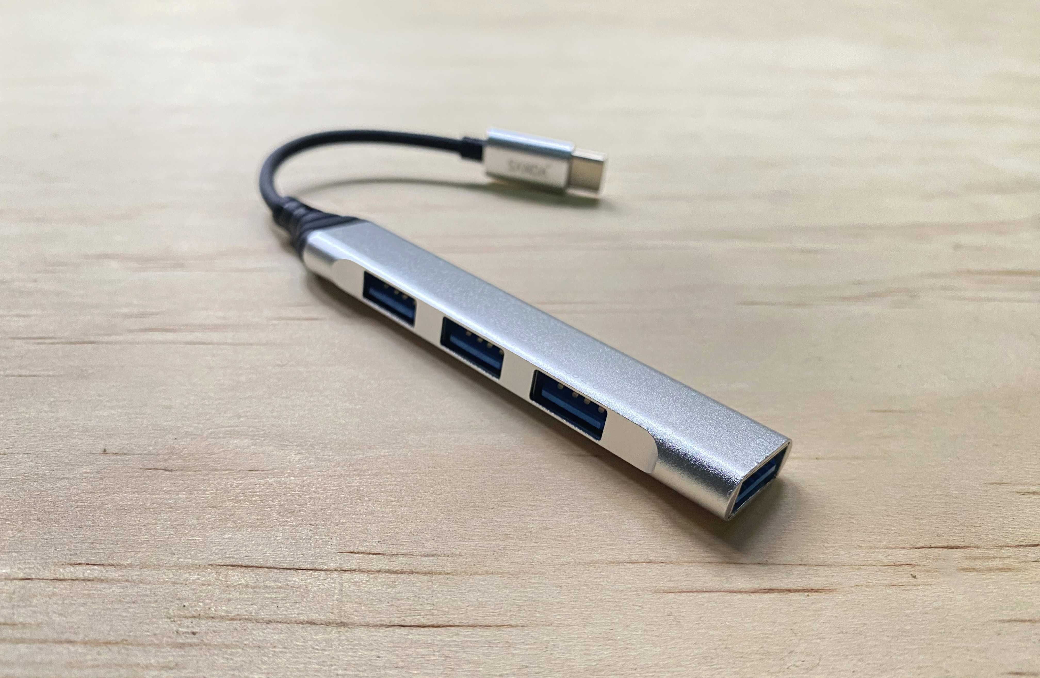 HUB USB-C (Type-C) com 4 portas USB - Novo