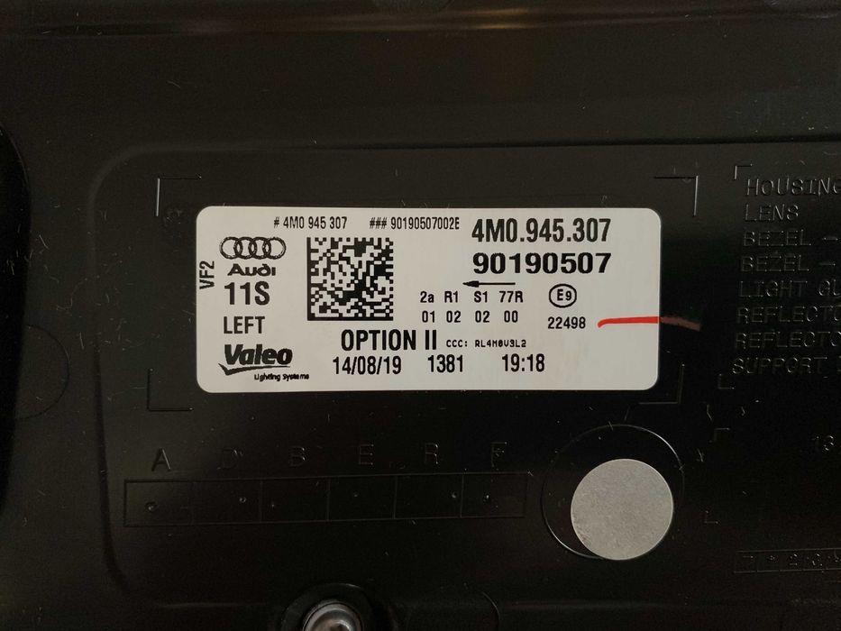 ЄВРОПА USA нові Audi Q7 задній стоп OPTION II 4M Dynamic лівий фонари
