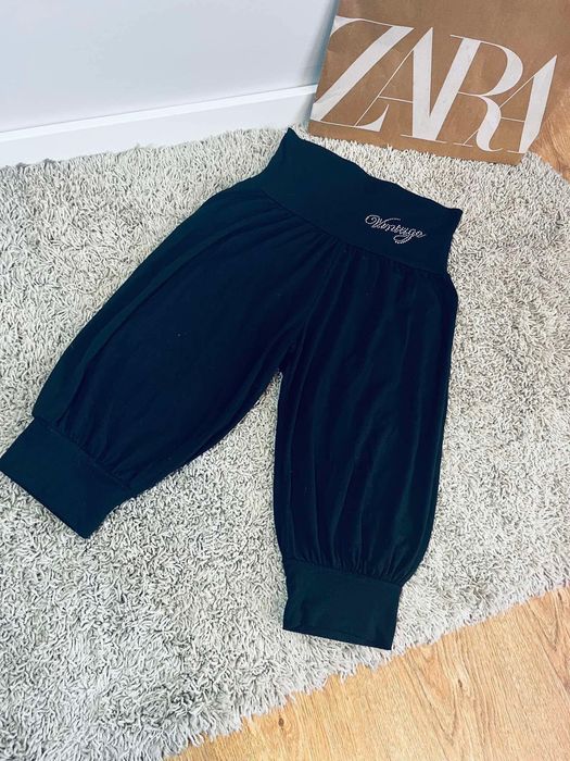 Piekne czarne spodnie alladynki s rybaczki