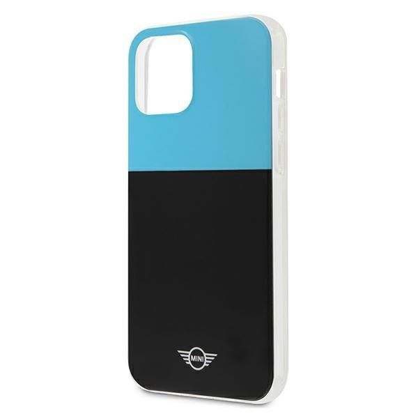 Etui Mini Morris Color Block dla iPhone 12/12 Pro 6,1" - Niebieskie