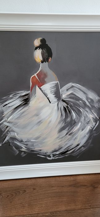 Obraz z rama, baletnica