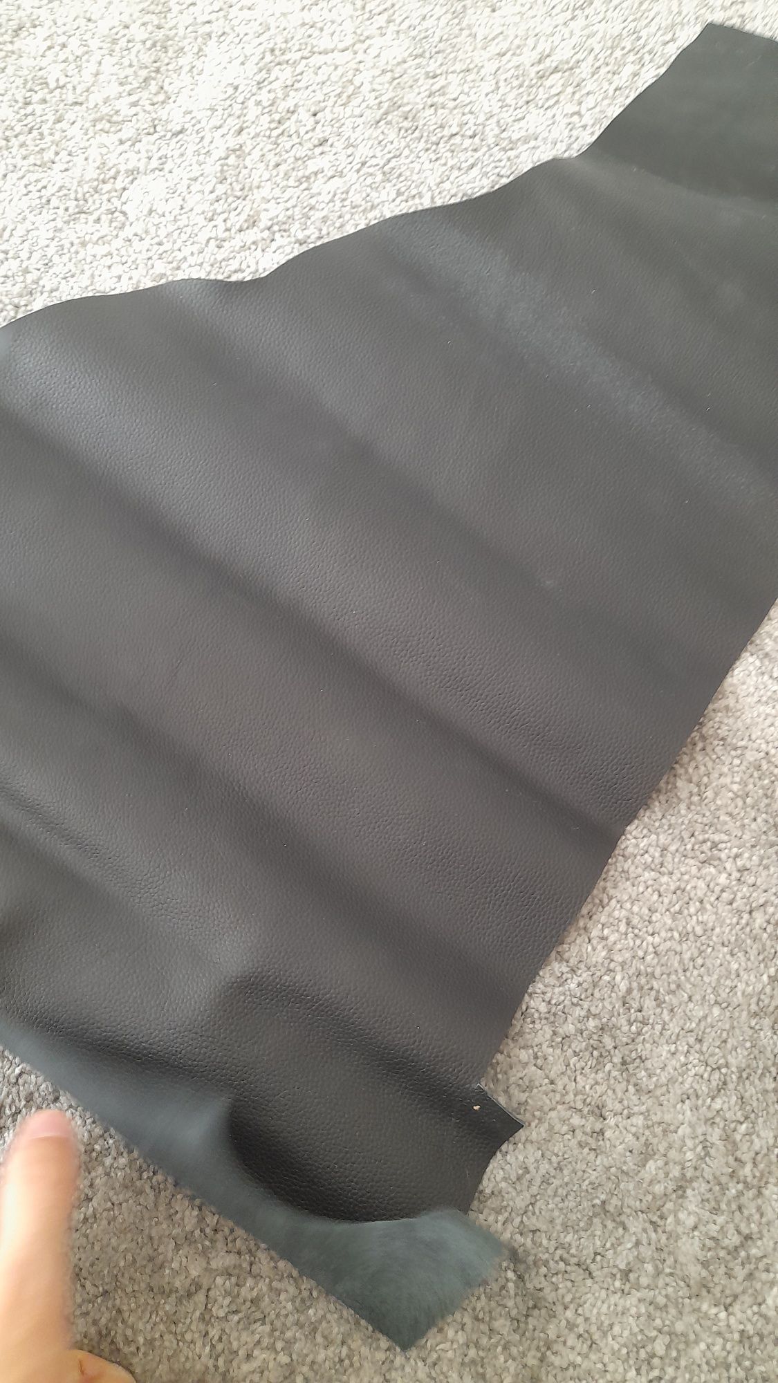 Couro Preto Genuíno