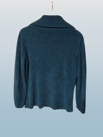 Елегантний в'язаний светр (світер) marks & spencer з коміром-хомутом –