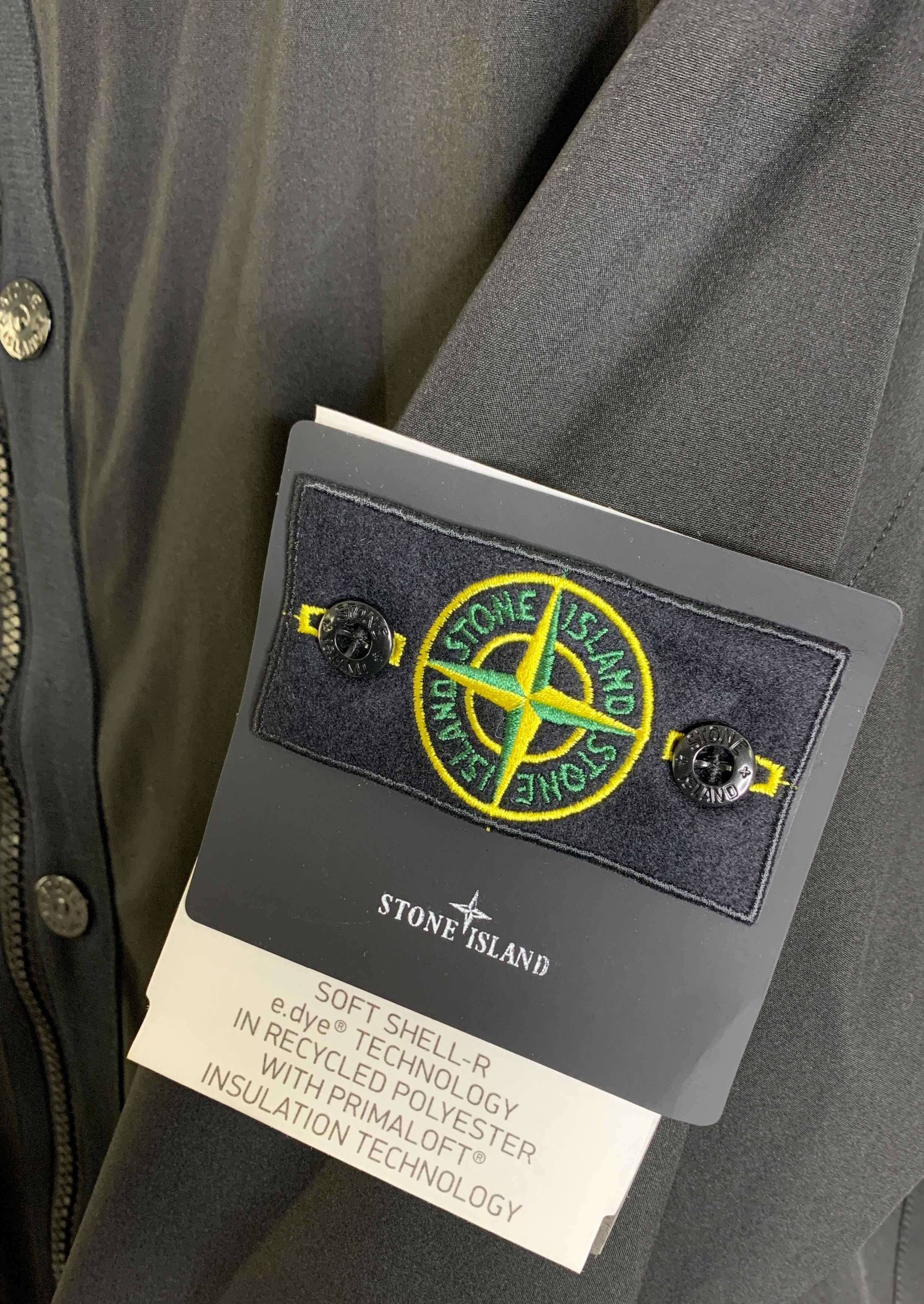 Куртка STONE ISLAND 41027 Soft Shell Jacket Black SI0233-BK