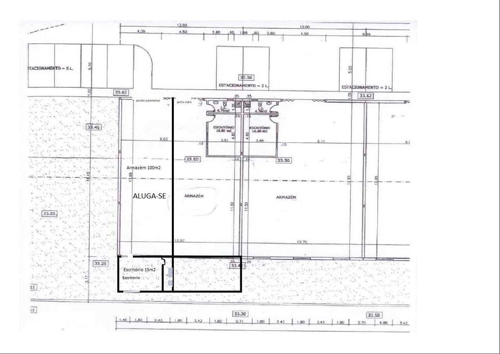 Armazém para arrendar em Rua Eugénio dos Santos, Pinhal de Frades