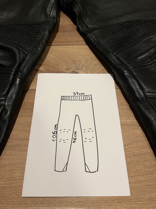 Skórzanie spodnie motocyklowe MODEKA