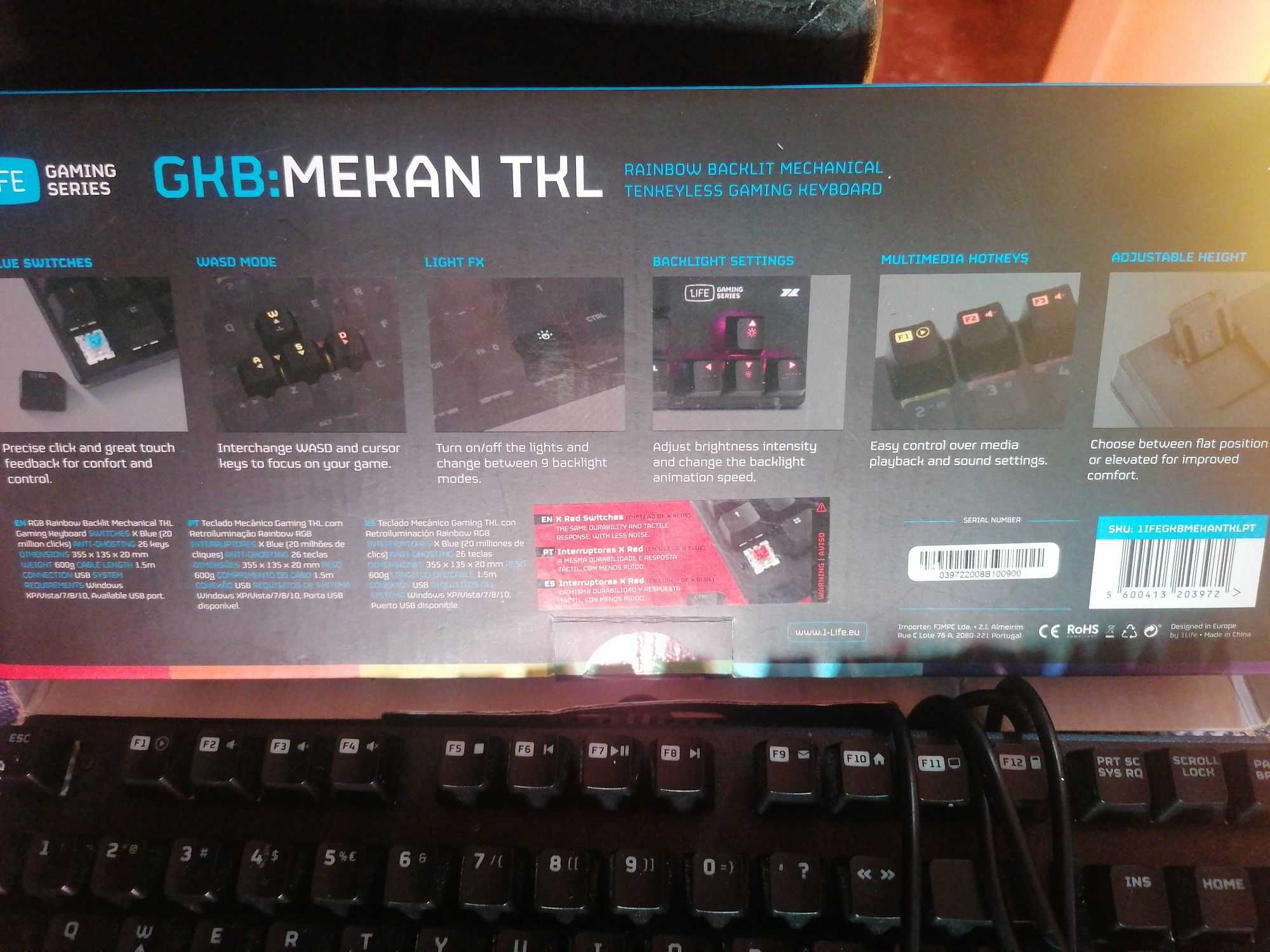 Teclado gaming mekan