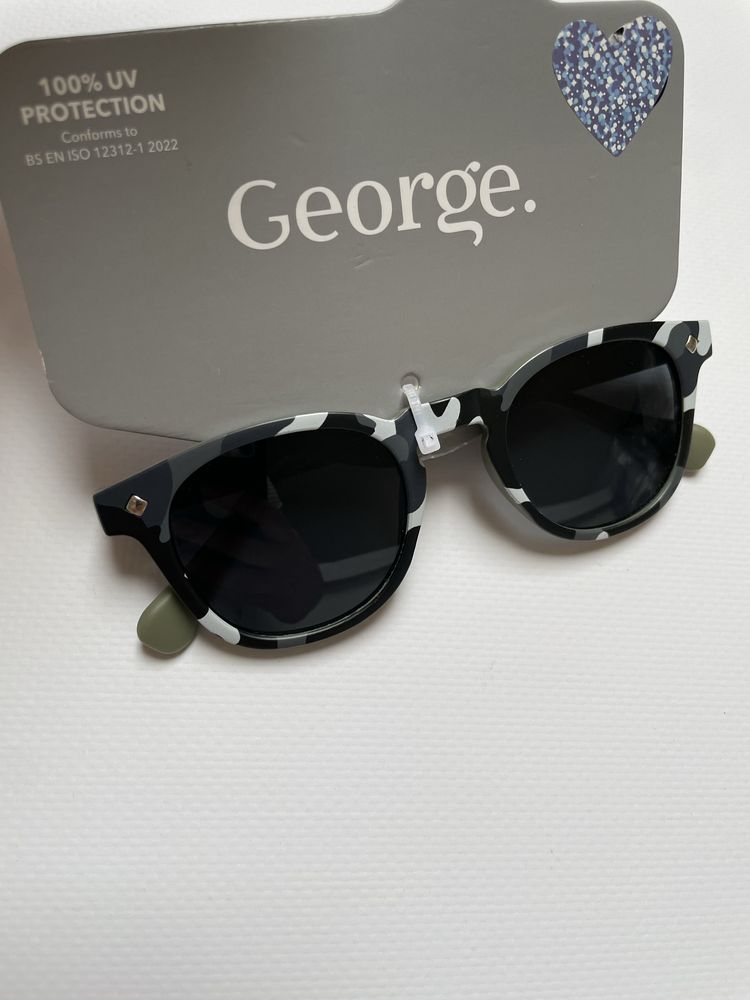 George okulary przeciwsłoneczne moro military khaki chłopięce