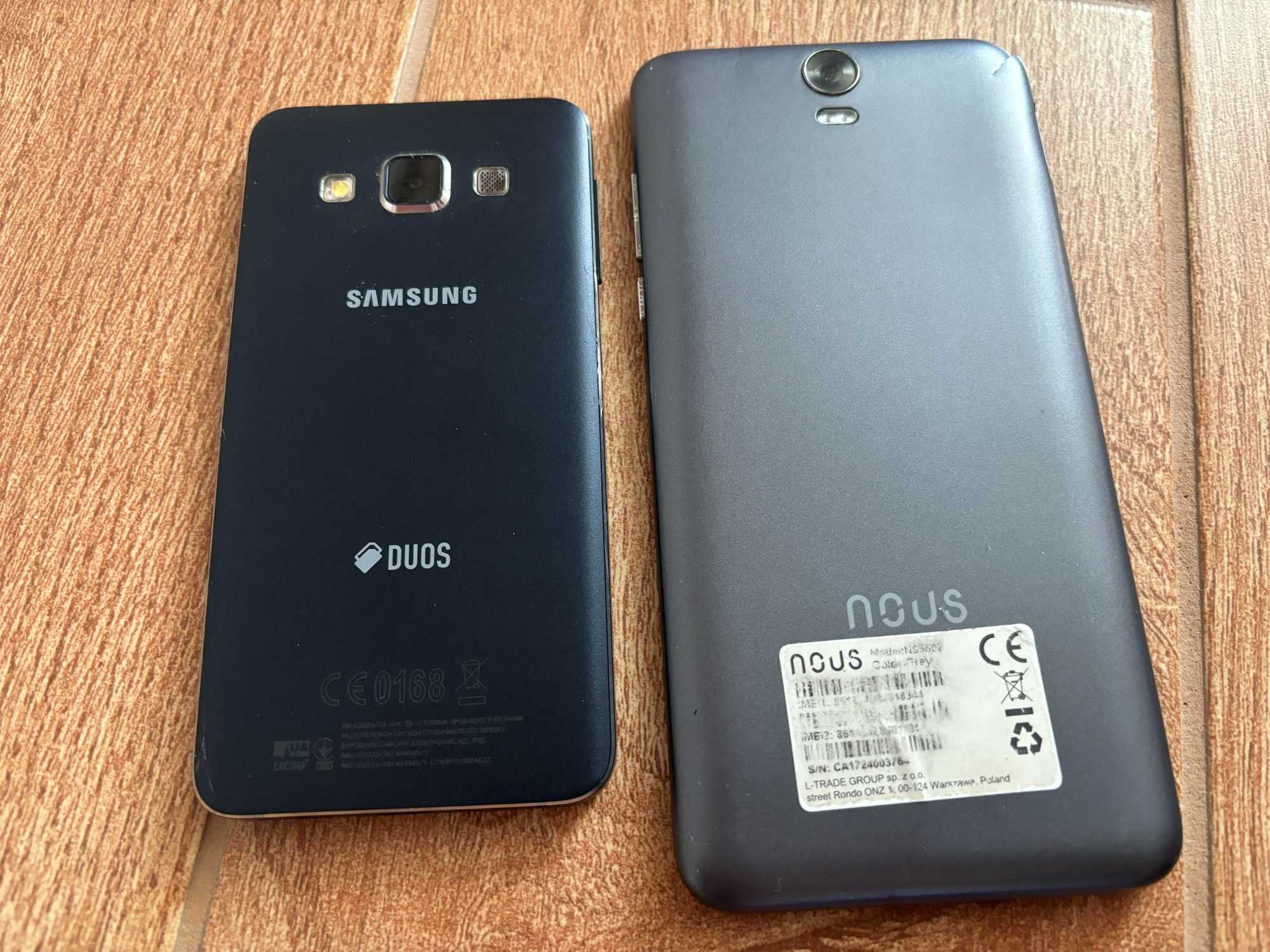 Телефоны Nous NS 5502 + Samsung a300h (на запчасти)