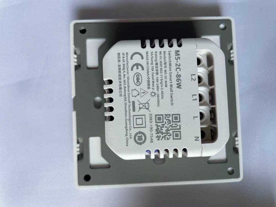 SONOFF M5-2C-86W Inteligentny Przełącznik  WiFi 2-kanałowy_2022