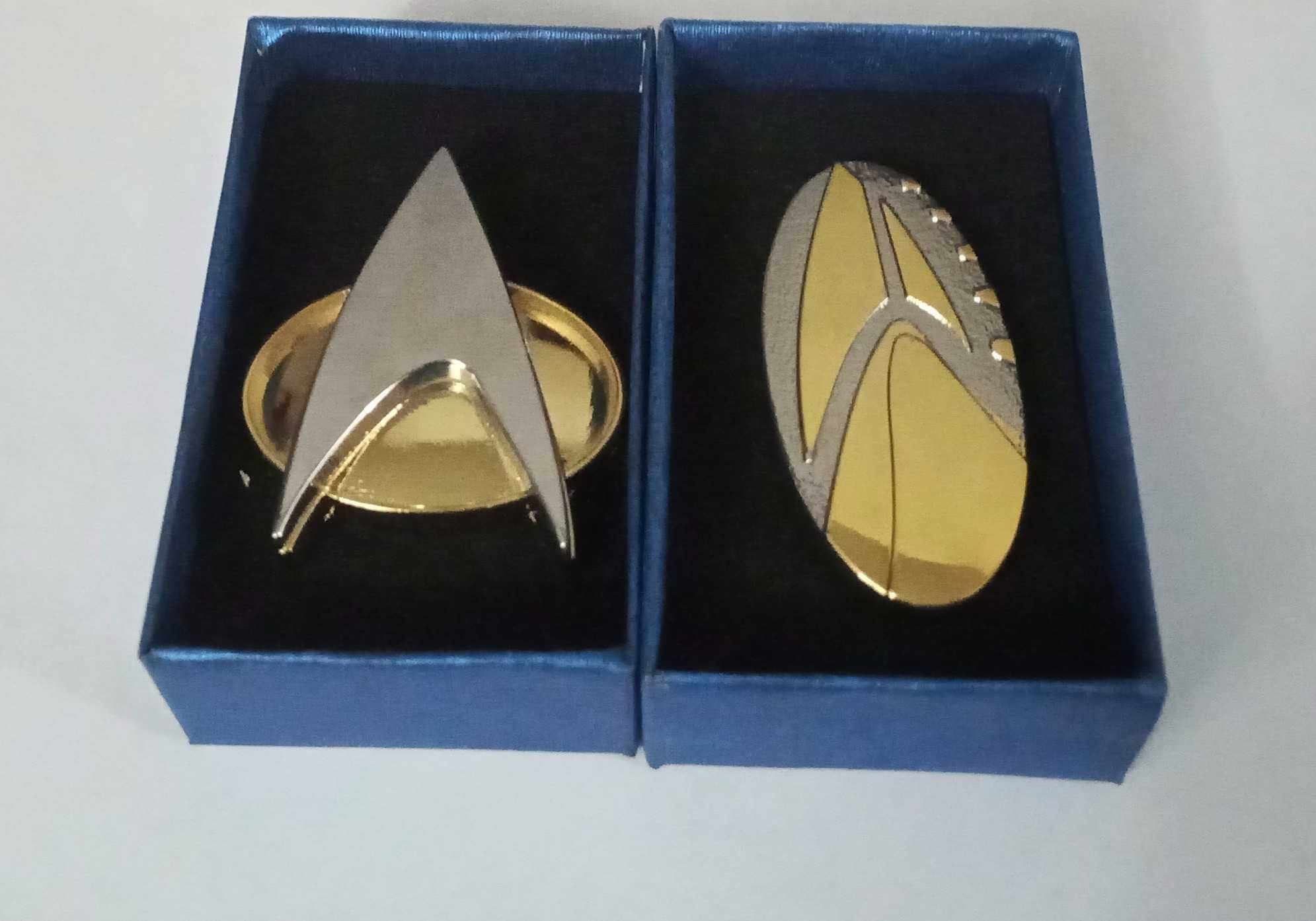 Combadge Star Trek TNG e Star Trek Discovery