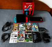 Nintendo Switch OLED + Case + 6 Jogos + Controle extra