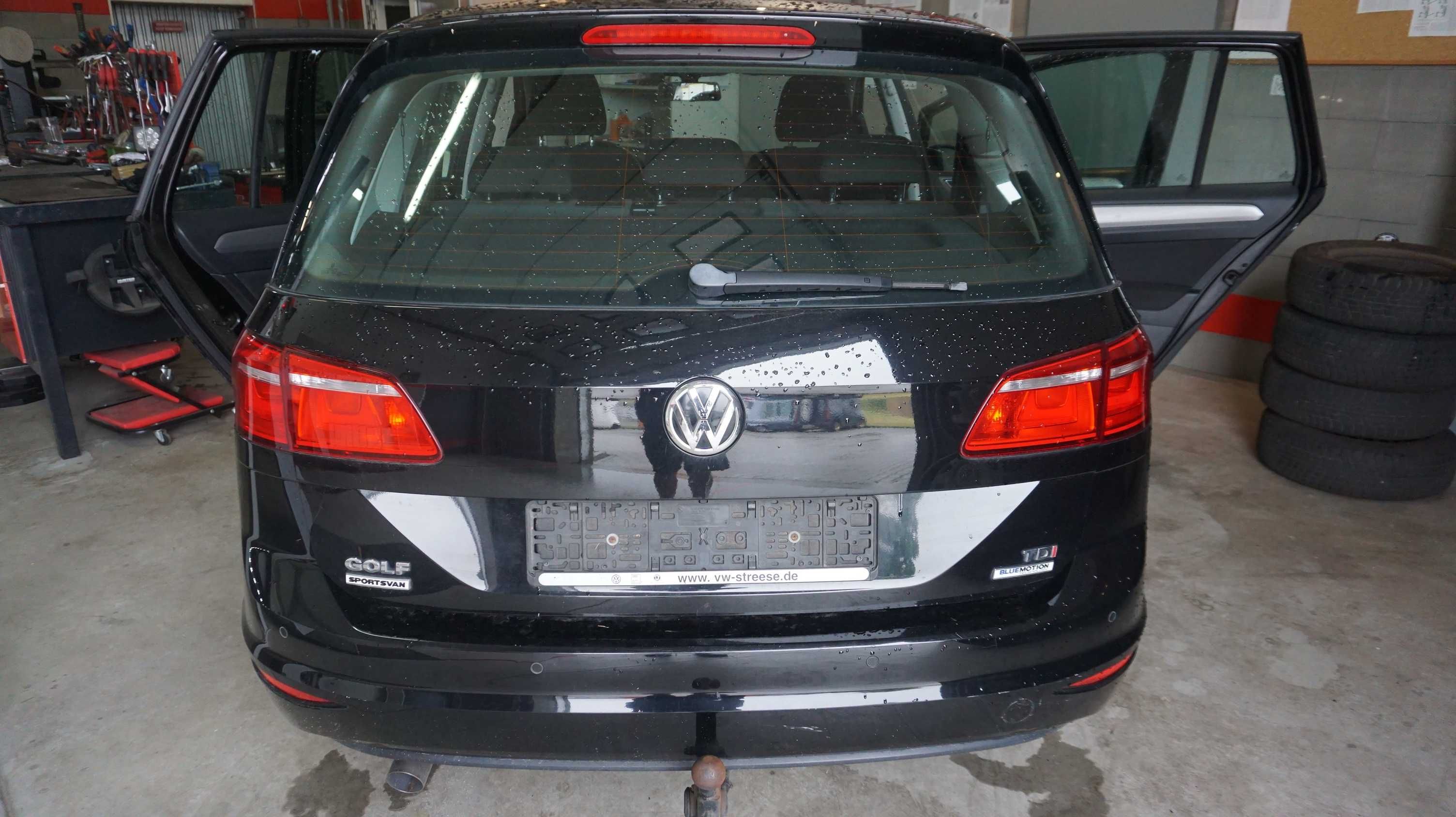 Volkswagen Golf Sportsvan Hak holowniczy ORGINAŁ składany  moduł