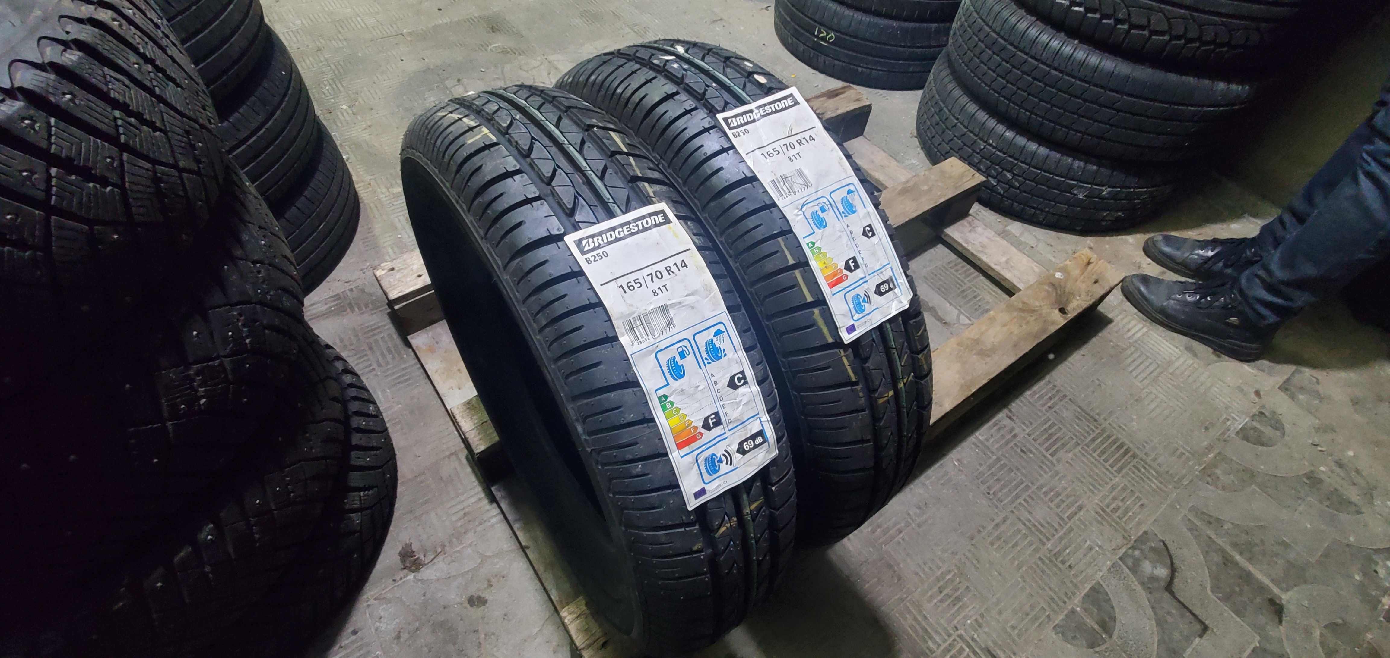 Нові літні шини 165 70 R14 Bridgestone B250 Італія 2017 рік 2 шт