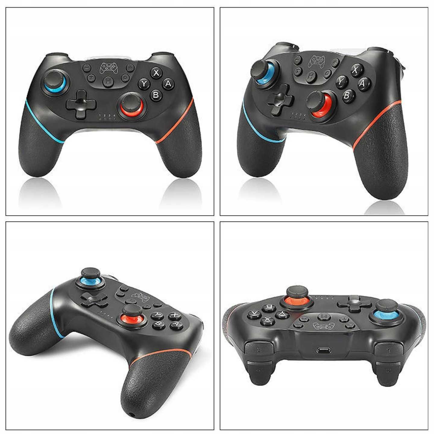 Kontroler bezprzewodowy do konsoli nintendo switch czarny