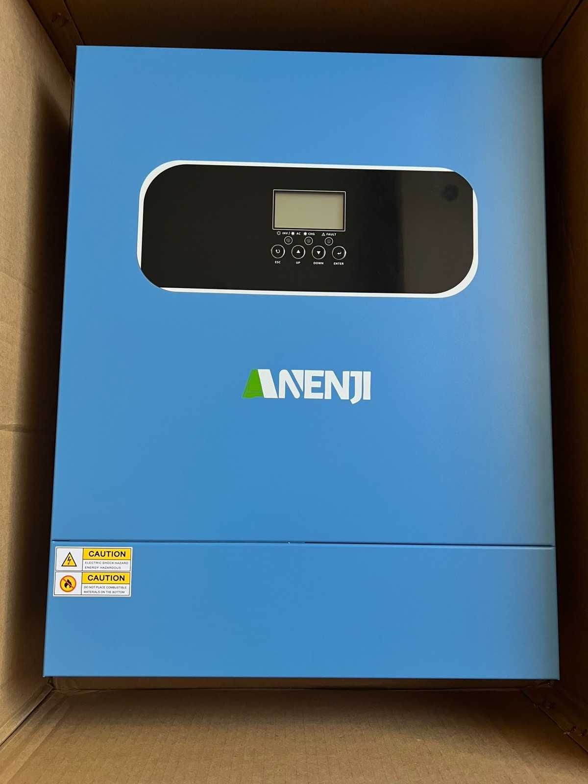 Гібридний сонячний інвертор Anenji 11KW 48V WIFI 160А