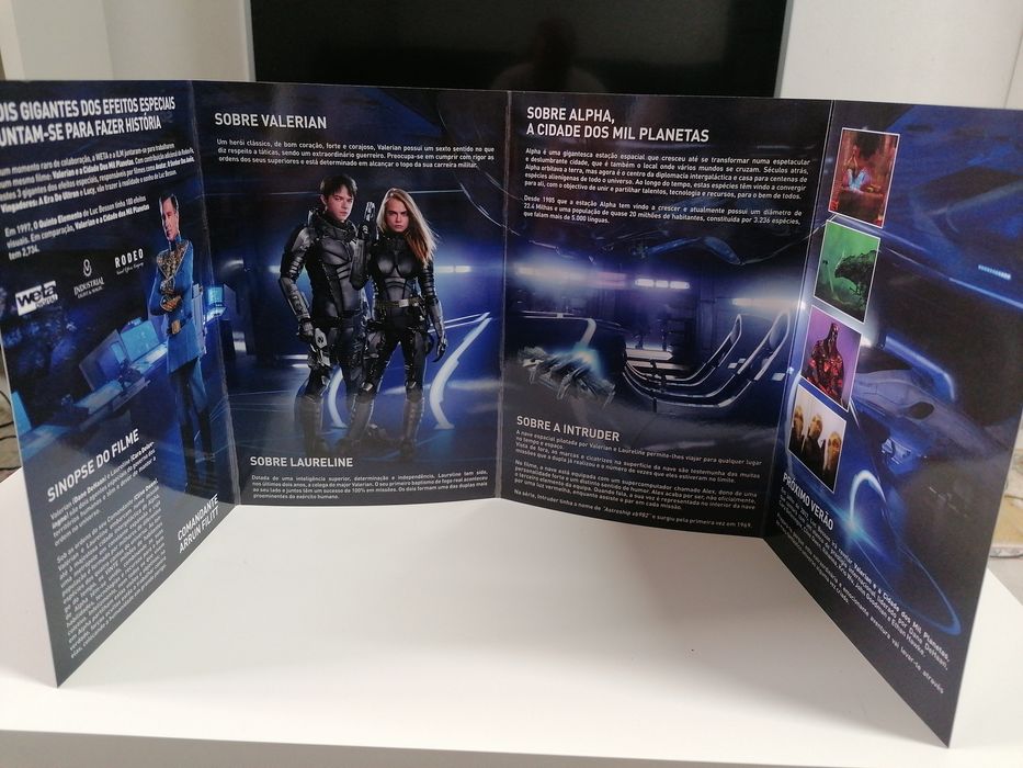Panfleto promocional ao filme Valerian