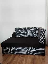 Tapczan jednoosobowy - łóżeczko dla dziecka Zebra