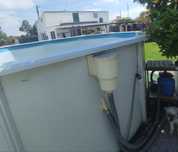 Piscina de aço Gré, 460x120 usada