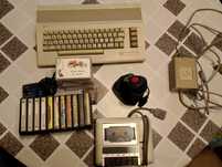Commodore 64 oraz kasety używane zestaw