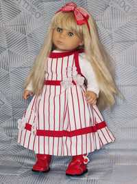 Гарнюща лялечка кукла лялька р.50см з довгим волоссям , ціна 575грн.
