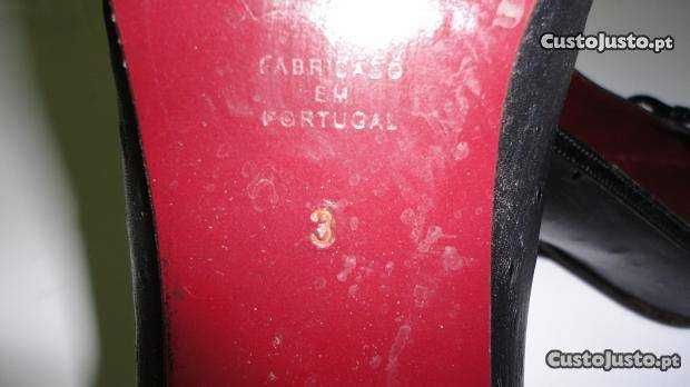 Sapatos de senhora em pele preto Maferley