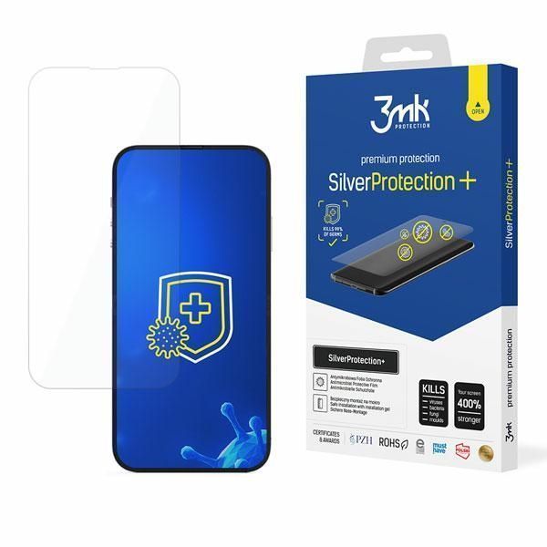 Folia Mokro 3Mk Silver Protect+ Iphone /14Pro Montowana Antymikrobowa