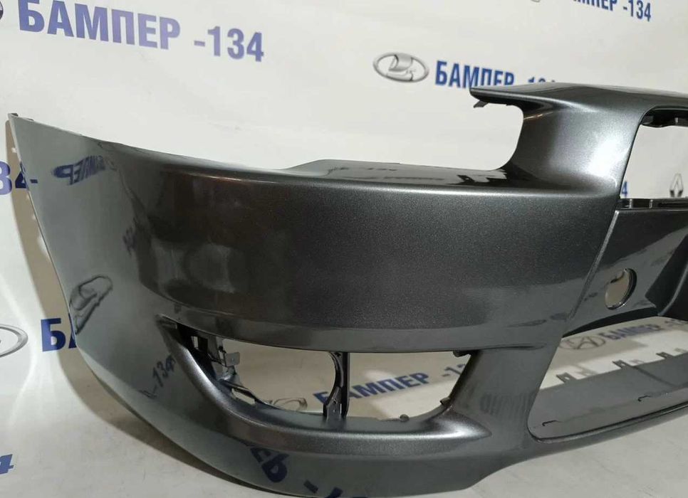 Передний бампер Мицубиси лансер 10 / Бампер окрашен в цвет авто -Новый