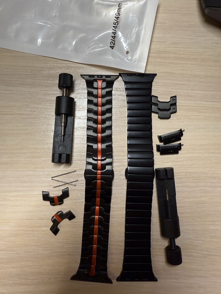 Stalowa bransoleta 42-49mm Apple Watch Zestaw