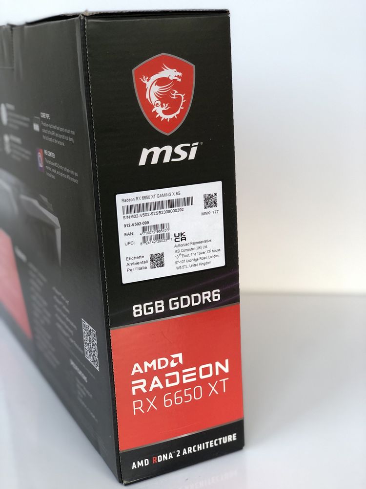 Відеокарта MSI AMD Radeon RX 6650 XT GAMING X 8ГБ