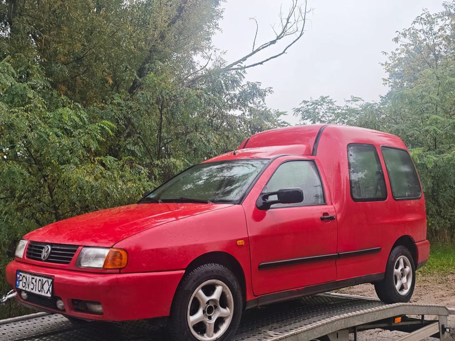 Volkswagen Caddy II gen 1.4 benzyna PICKUP . zdrowa buda. silnik chodzi . zarej w PL