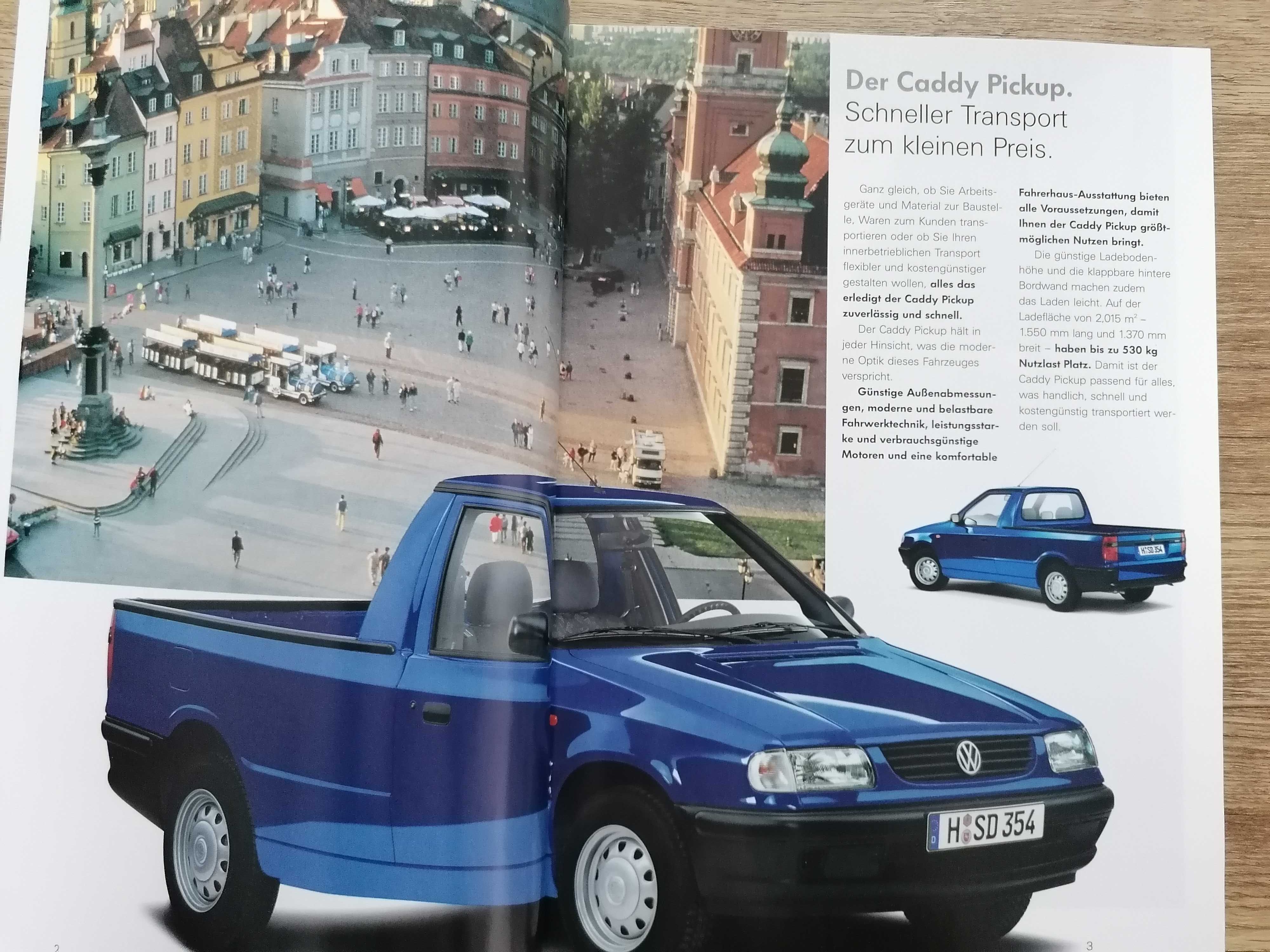 Prospekt VW Caddy Picup