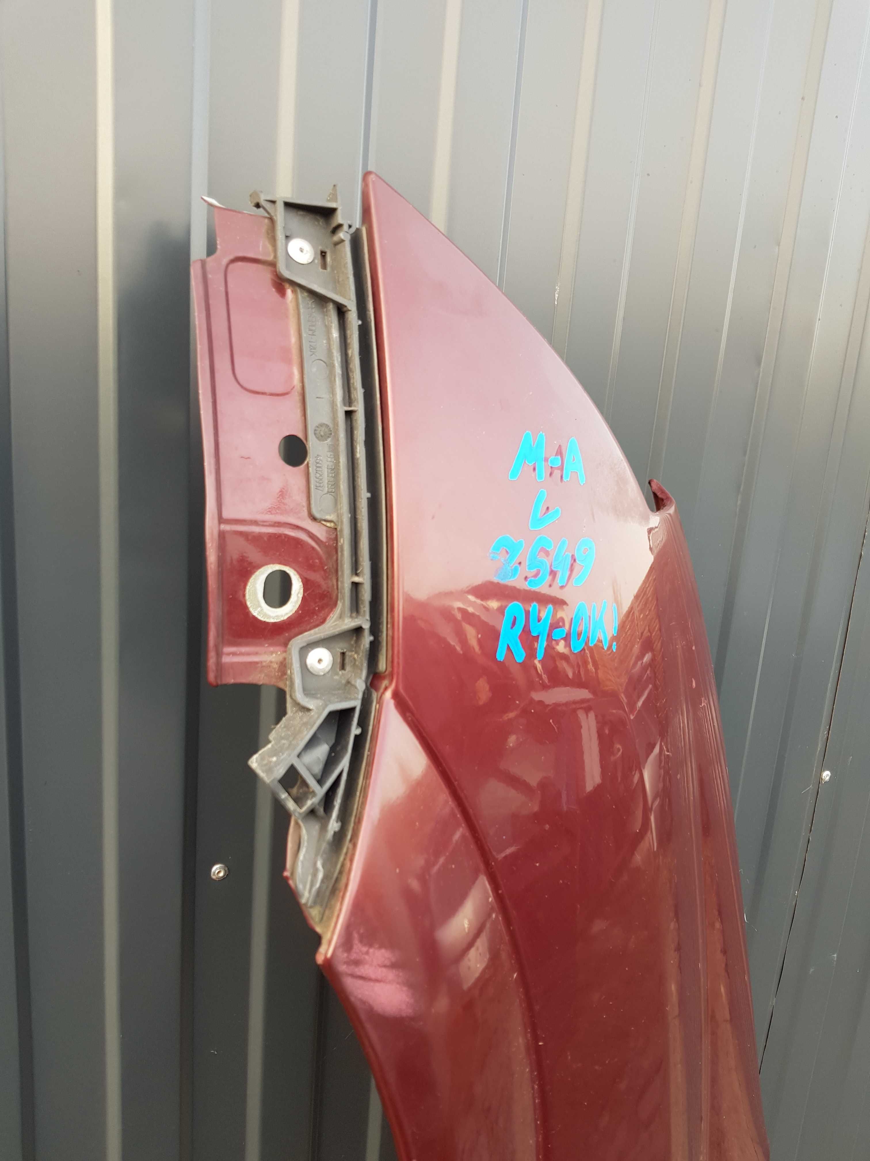 Opel Meriva A Błotnik Lewy Przód Kolor Z549