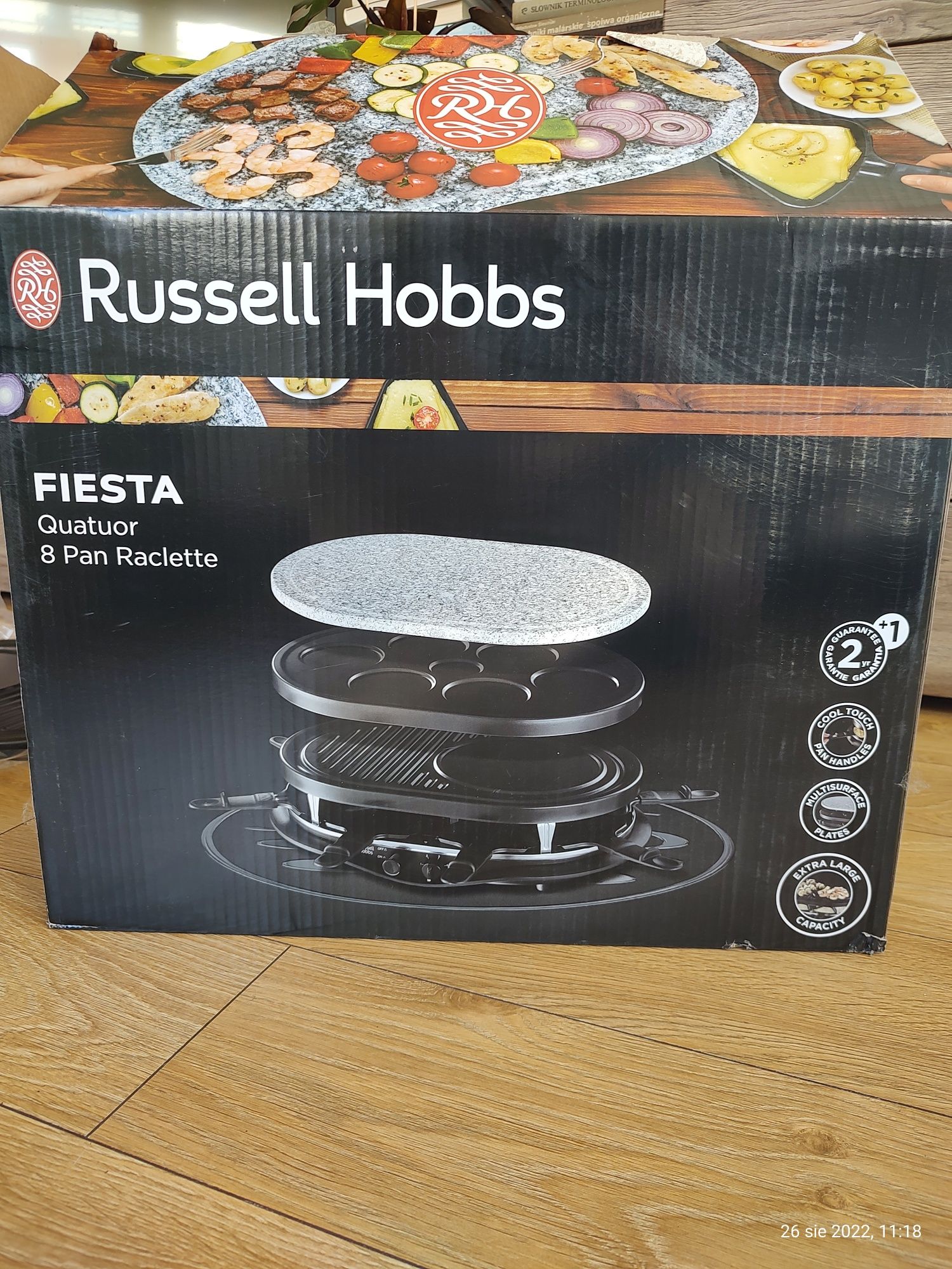 Grill elektryczny raclette Russell Hobbs