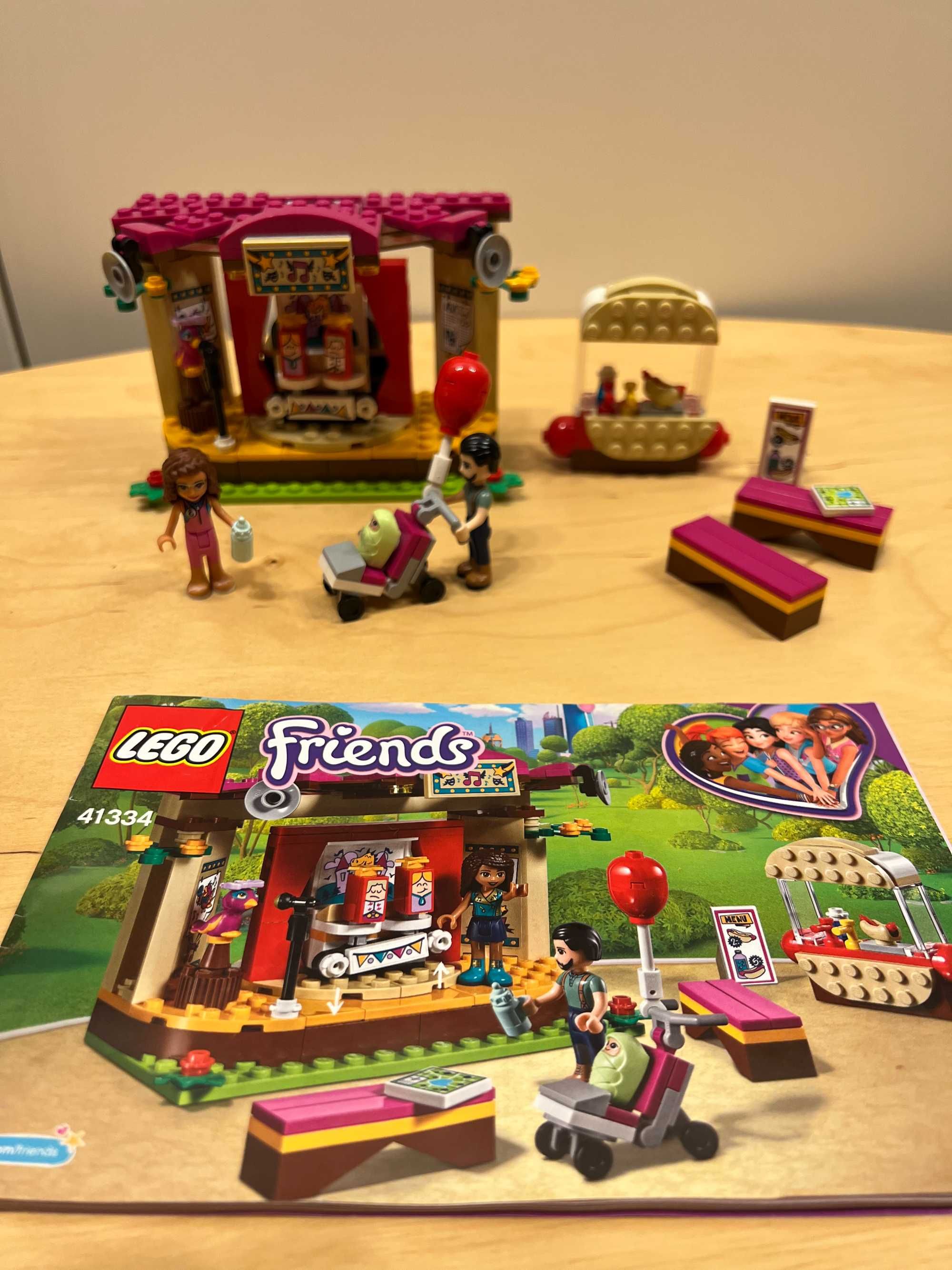 LEGO Friends 41334 Klocki Pokaz Andrei w parku 41334