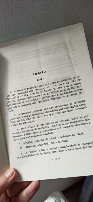 Portaria de ordenados mínimos comércio de 1975